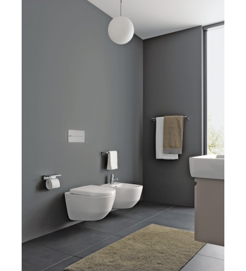 德国劳芬pro系列壁挂式马桶H8209664000001白色带LCC涂层